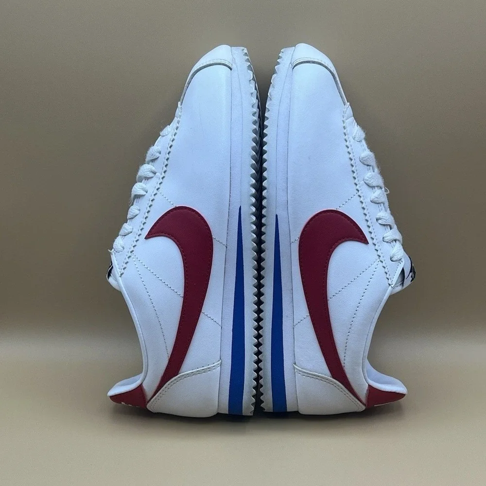 2018 Nike Cortez Forrest Gump Red Blue Retro Shoes - Women's Size 6.5 USED - Picture 5 of 8